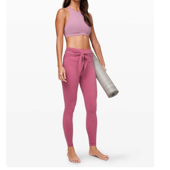 lululemon athletica Pants - Lululemon • Align Pant 28" Wrap Waist Moss Rose